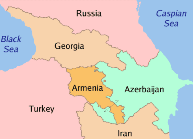 Qafqaz xəritə kicik