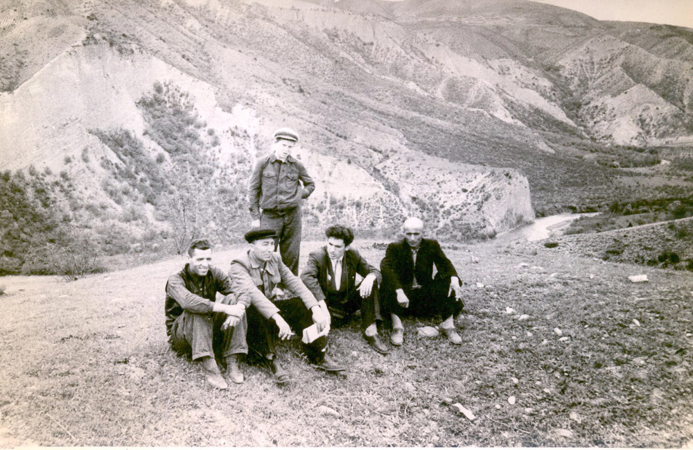 Qəbələ - Türyançay sahilində. Aprel 1960-cı il