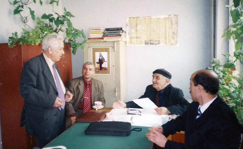 İlyas Babayev, İdeal Nərimanov və Əkbər Bədəlovla. May, 2005-ci il